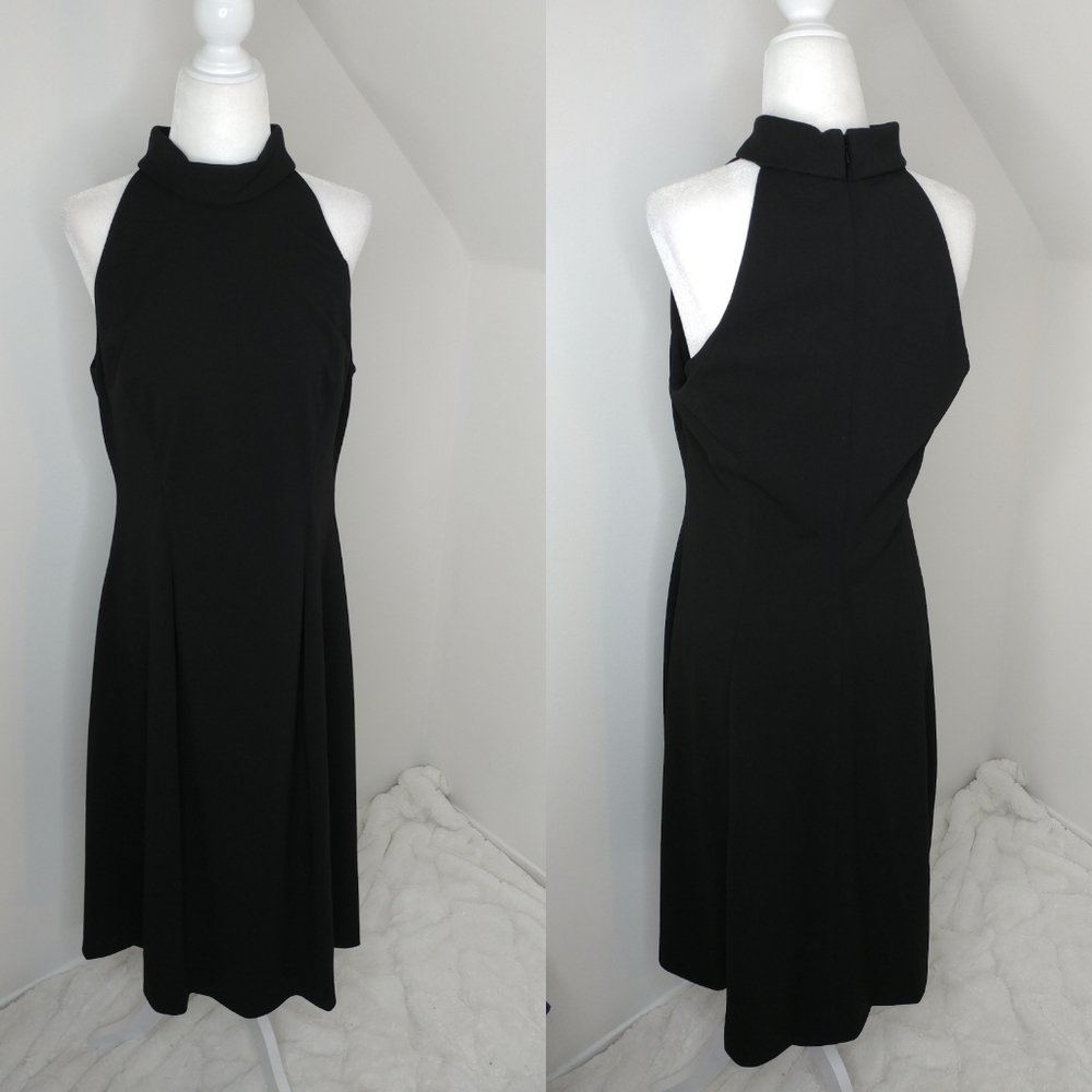 NWT Calvin Klein black dress size 10
